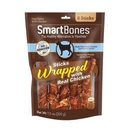 SmartBones Chicken Wrapped Peanut Butter Sicks Rawhide Free Dog Chew - 8 count